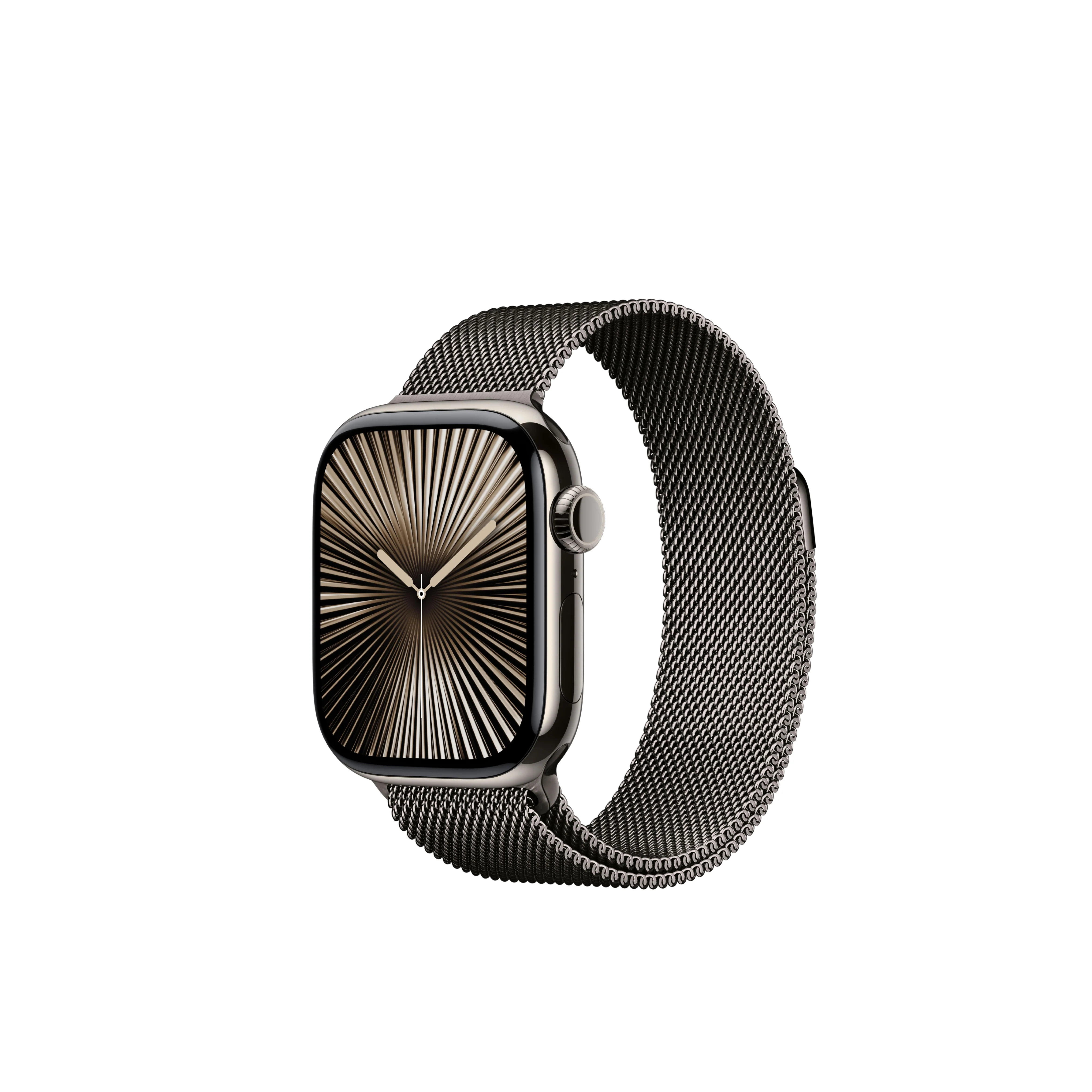 Apple Watch Series 10 46mm Titanium Case Milanese Loop - Image 7