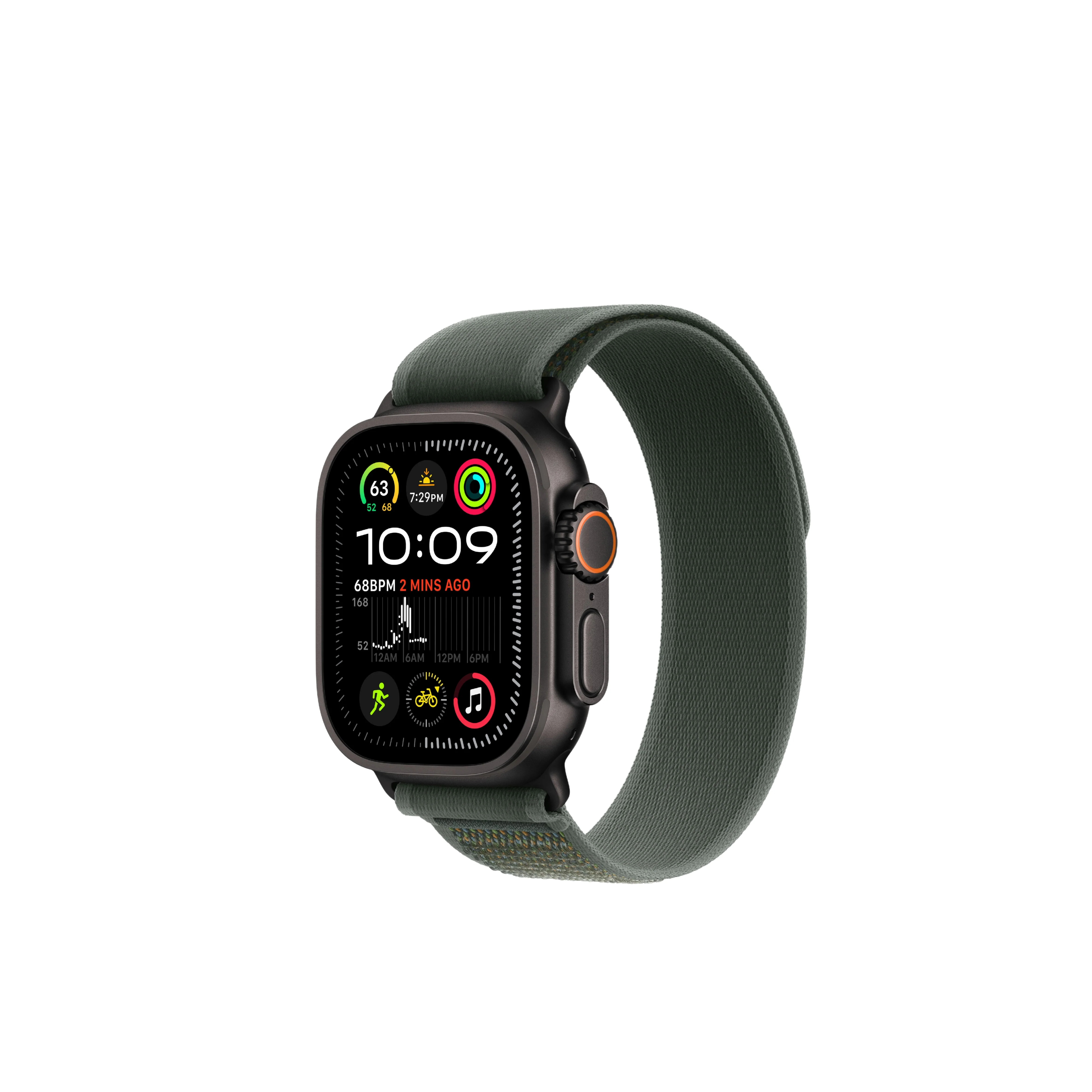 Apple Watch Ultra 2 Black Titanium Case Trail Loop - Image 4