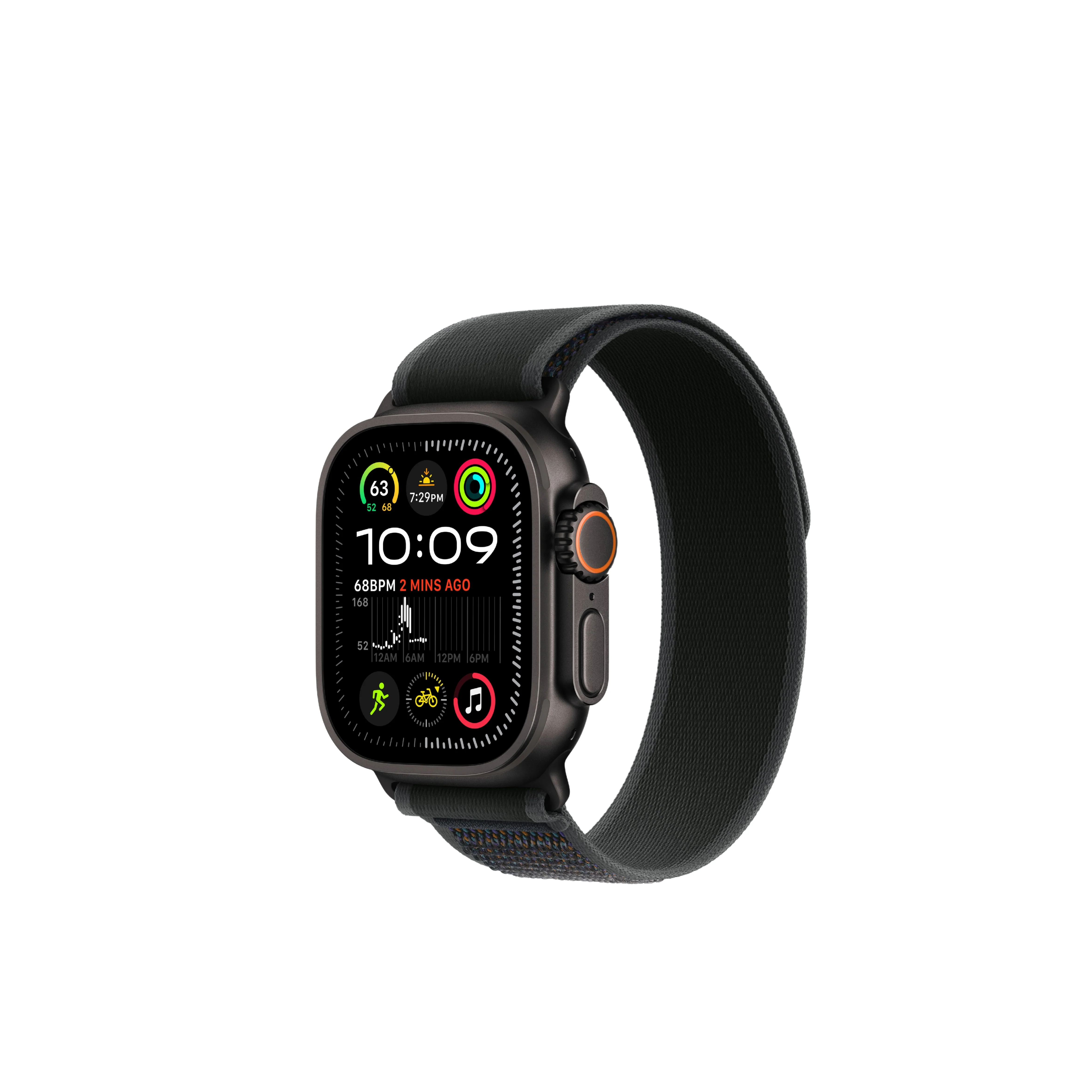 Apple Watch Ultra 2 Black Titanium Case Trail Loop - Image 7