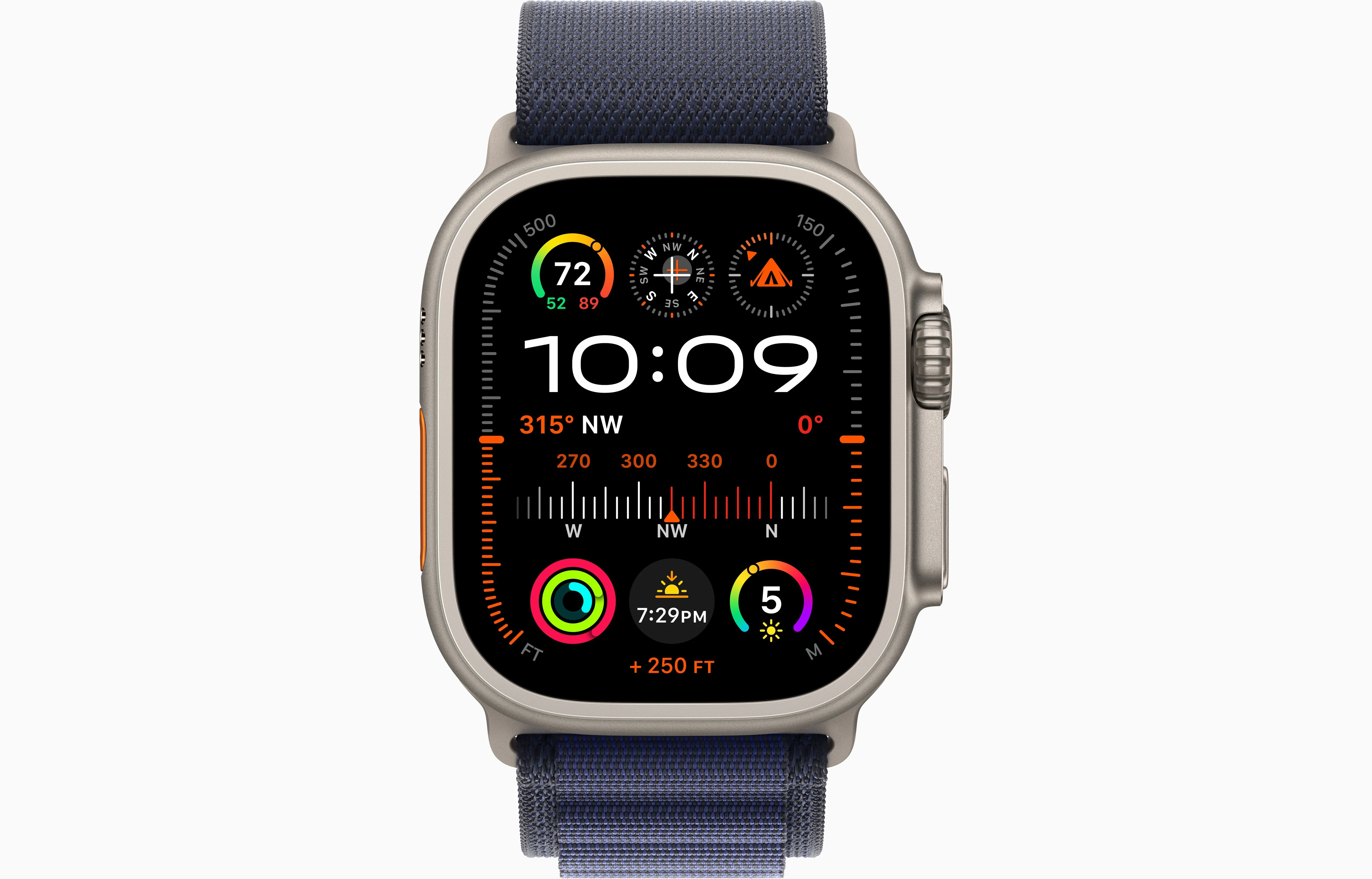 Apple Watch Ultra 2 Natural Titanium Case Alpine Loop - Image 5