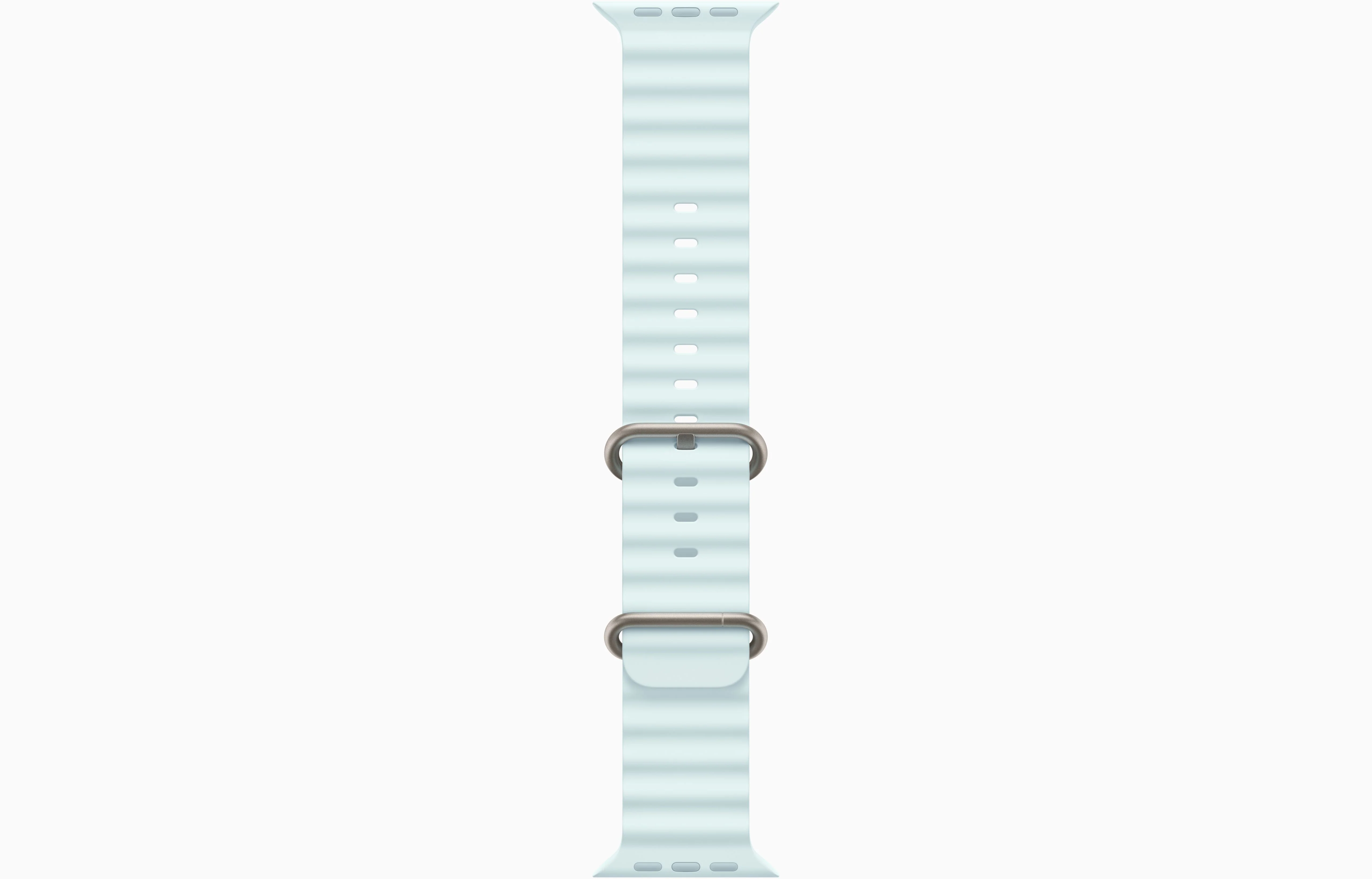 Apple Watch Ultra 2 Natural Titanium Case Ocean Band - Image 3