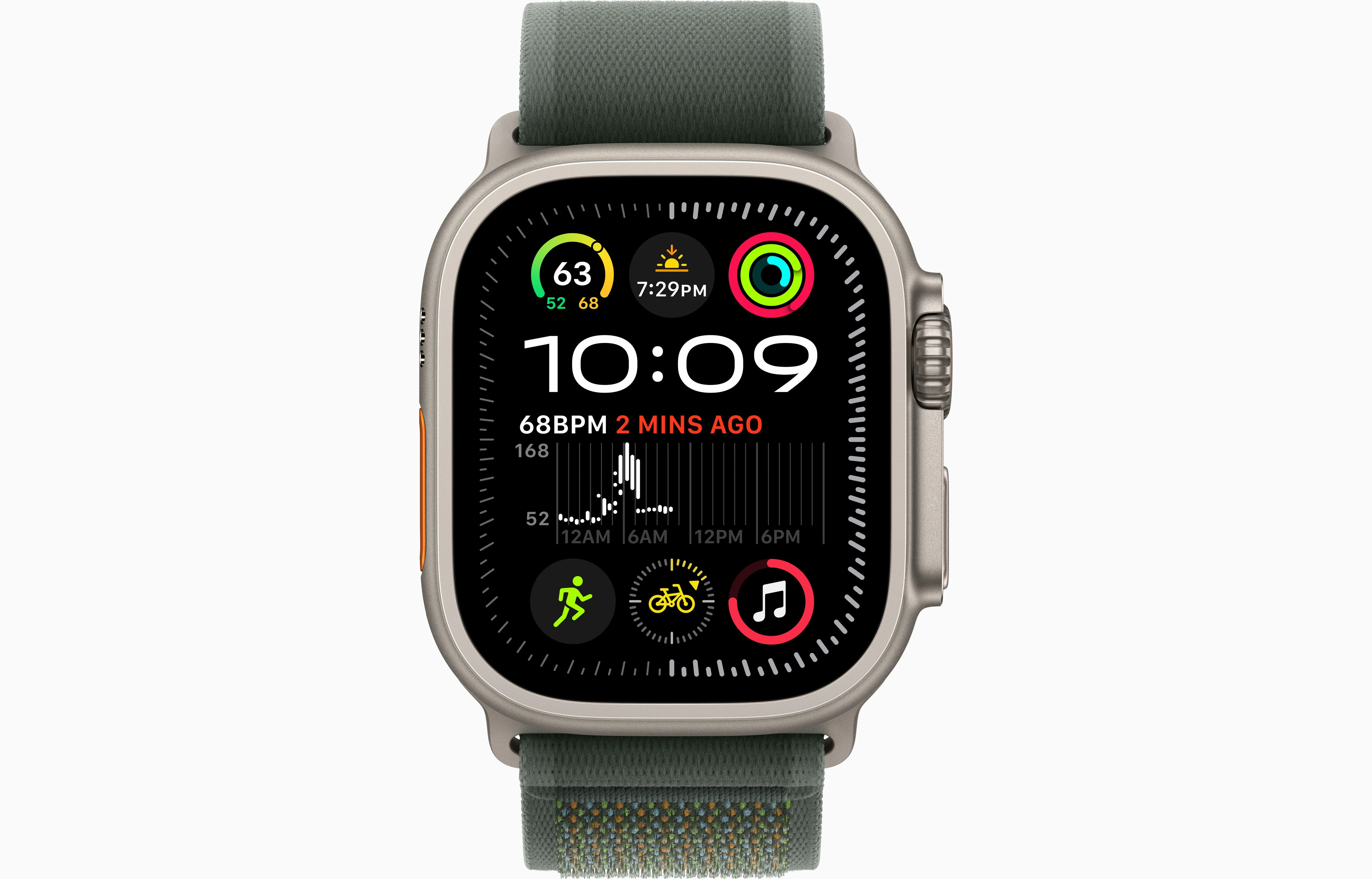 Apple Watch Ultra 2 Natural Titanium Case Trail Loop - Image 5