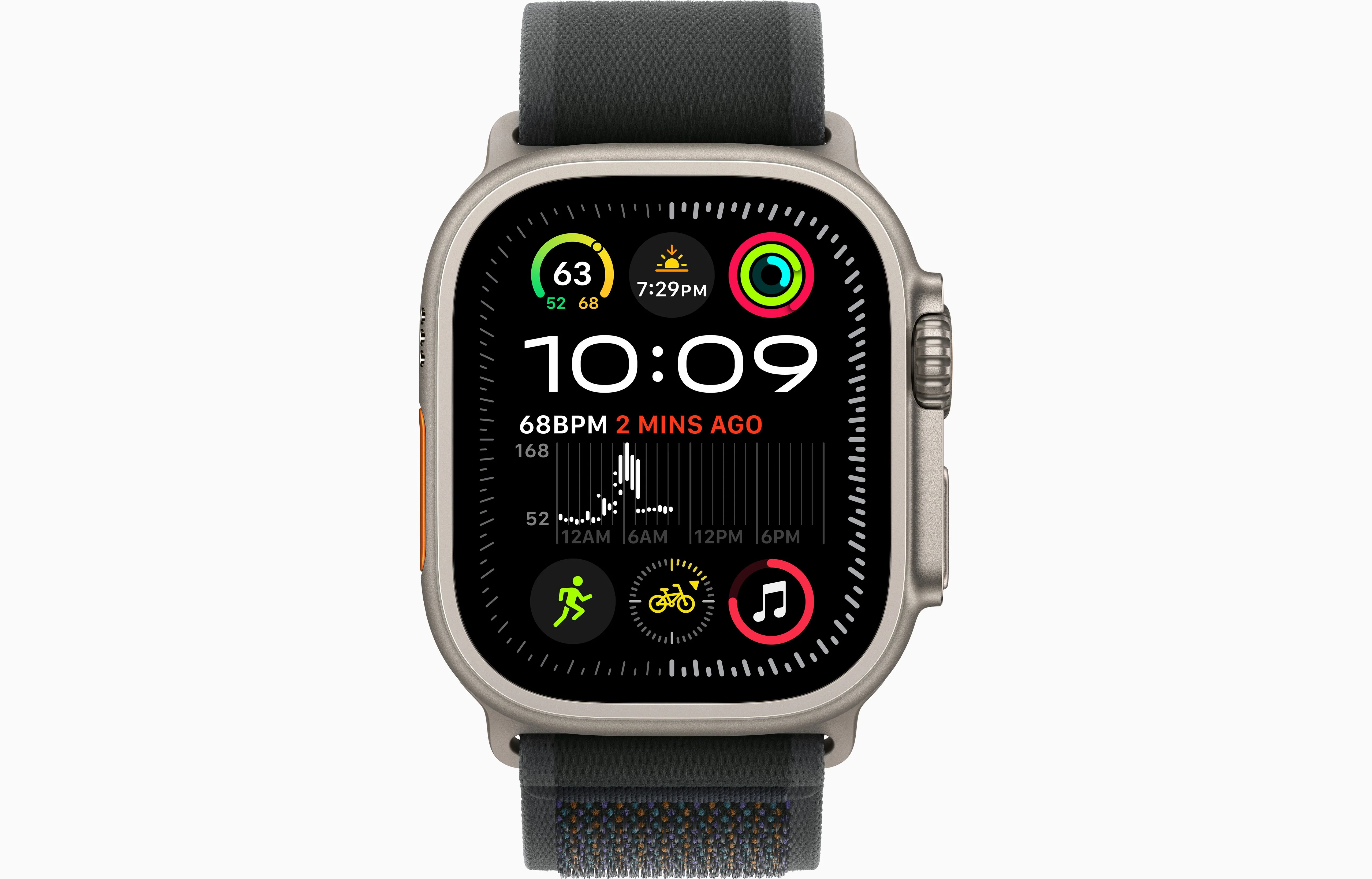 Apple Watch Ultra 2 Natural Titanium Case Trail Loop - Image 8